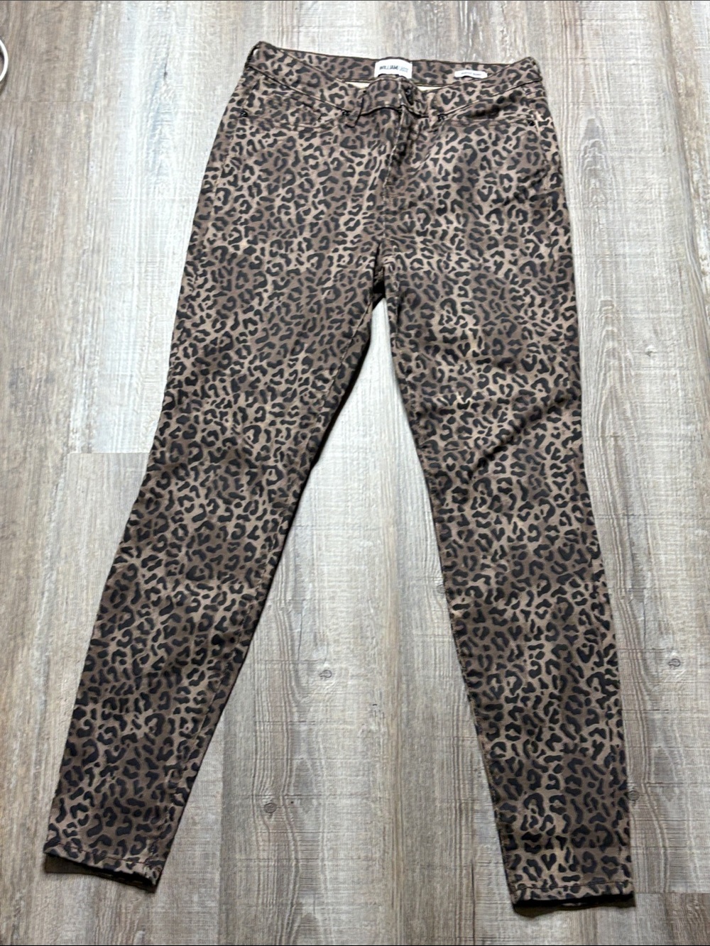 William Rast Brown Leopard Print Kids Leggings